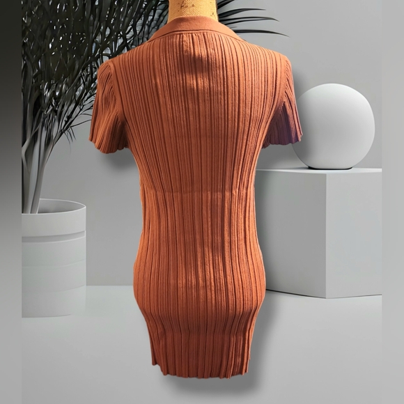 Lita by Ciara Rib Cotton Blend Polo Mini Dress. Size XL. NWT - Picture 5 of 9